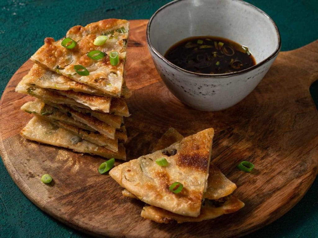 Chinese Pancakes with Scallions