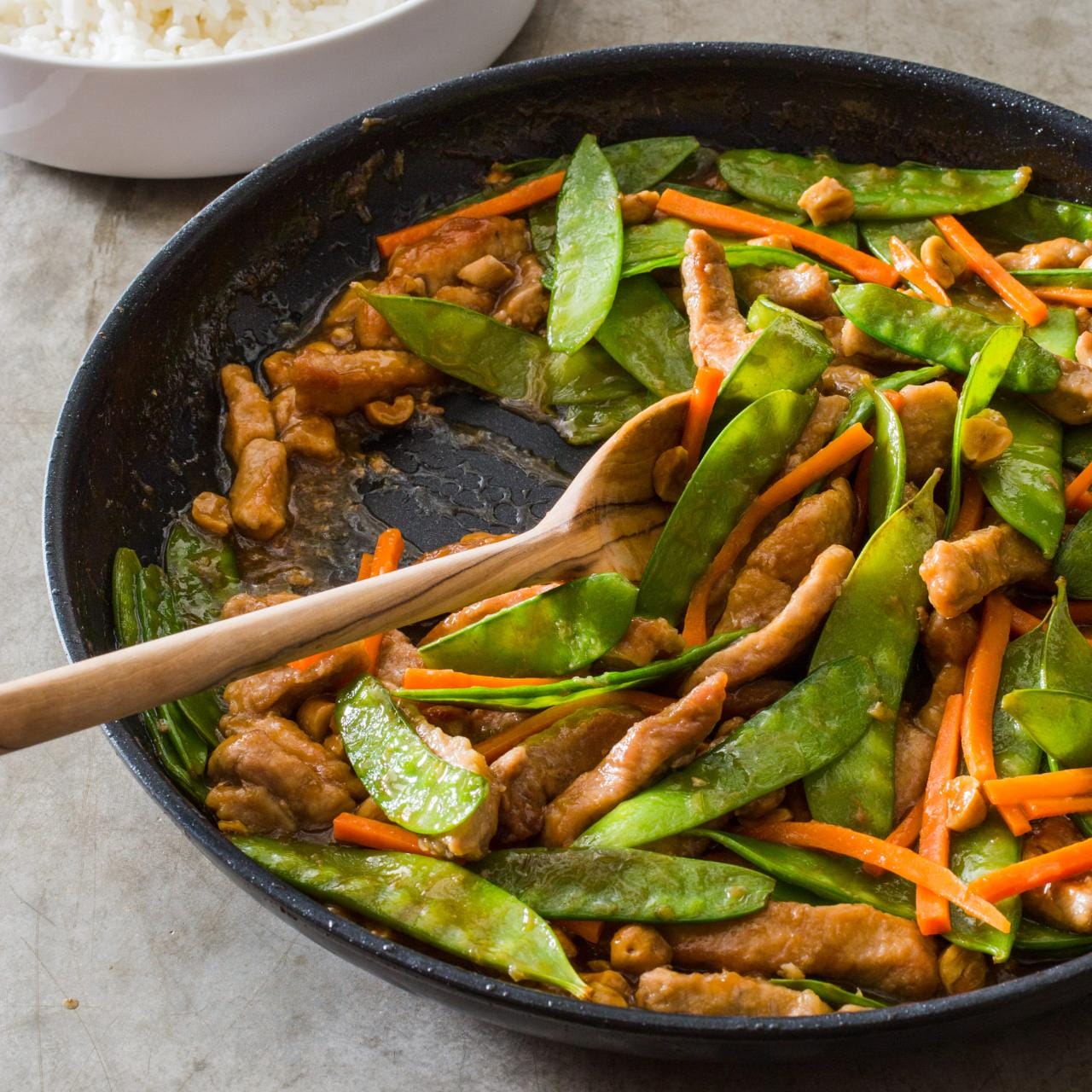 Pork with Snow Peas