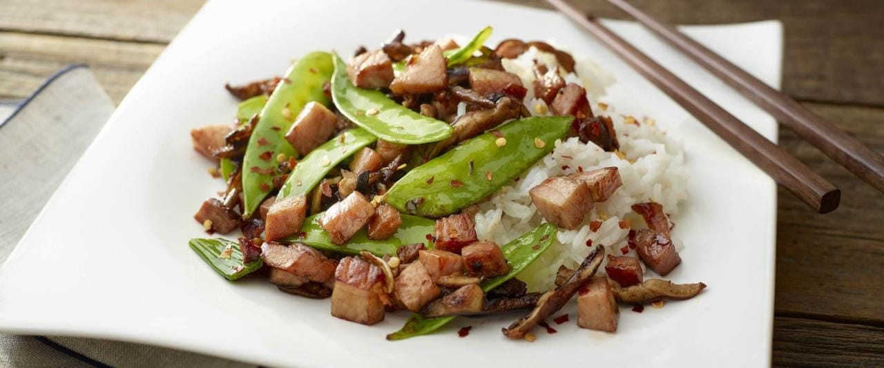 Pork with Snow Peas