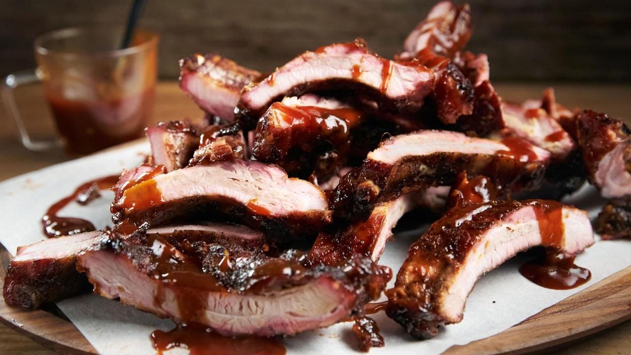 Chinese Spareribs in a Sticky Honey Sauce