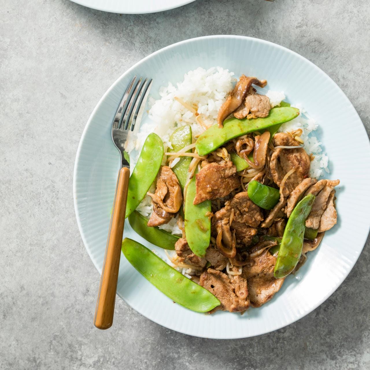Pork with Snow Peas