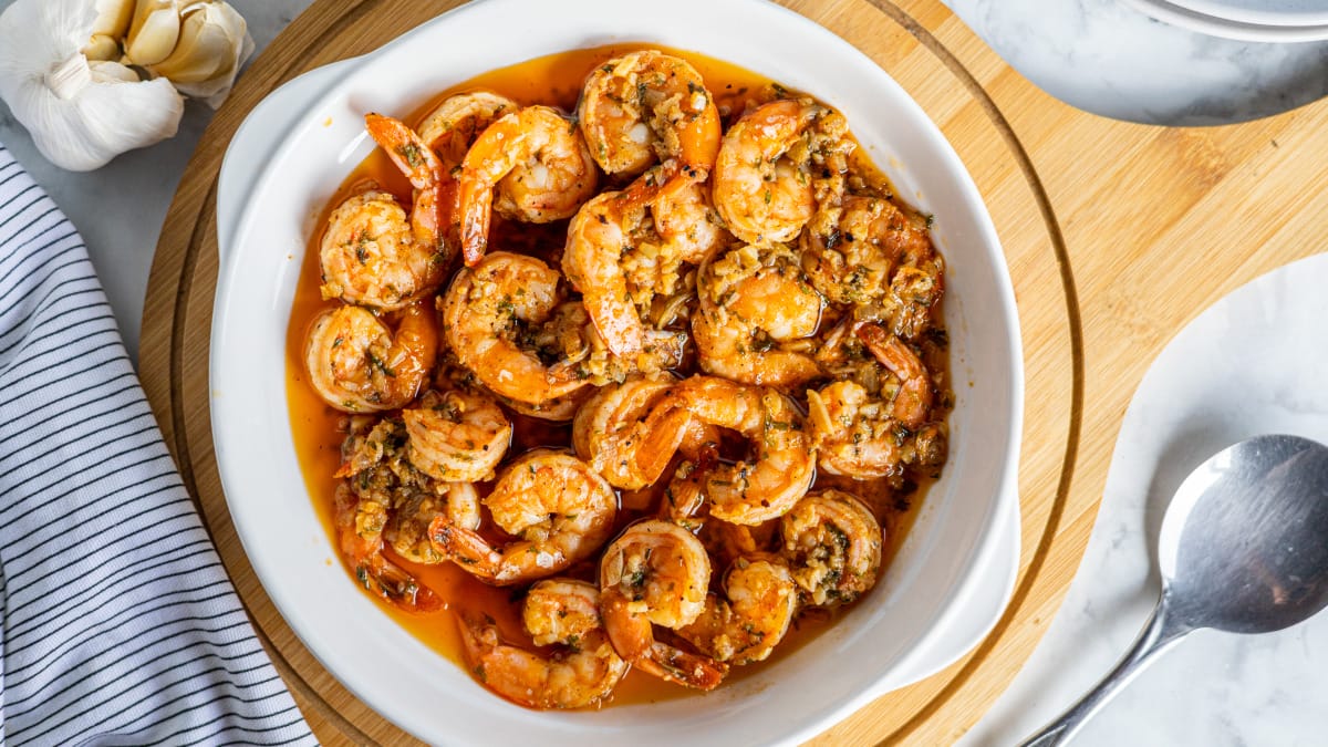 Shrimp in Garlic Sauce