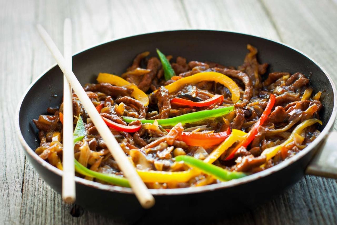 Beef in Black Bean Sauce