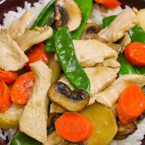 Chicken Moo Goo Gai Pan