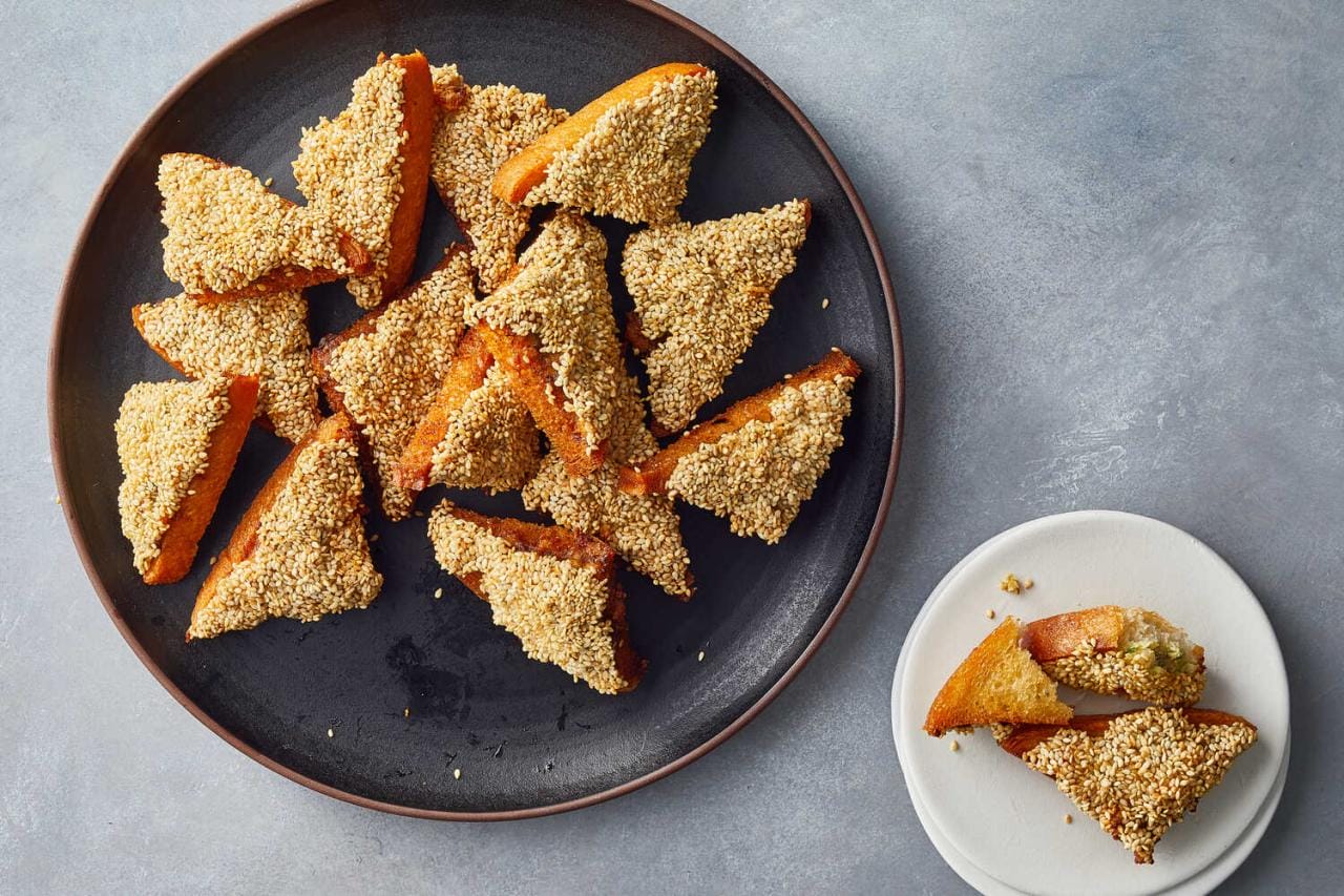 Deep-Fried Shrimp Toasts