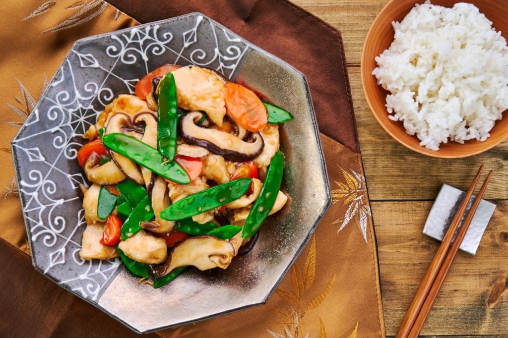 Chicken Moo Goo Gai Pan