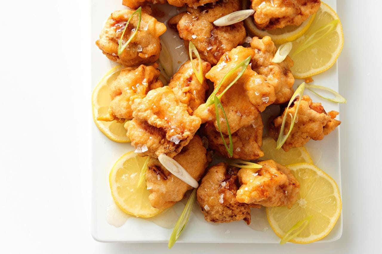 Chinese-style Chicken in a Sweet Lemon Sauce