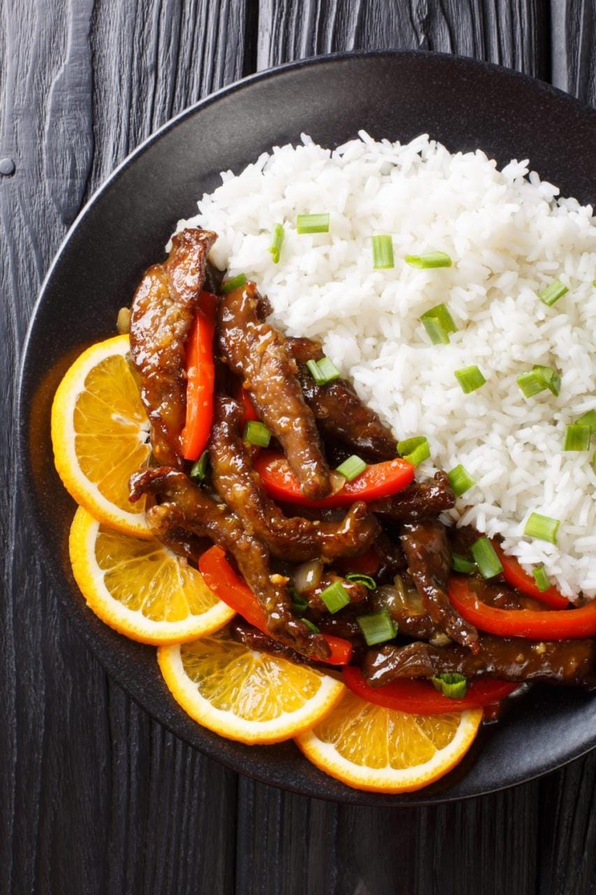 Crispy Beef in an Orange Sauce