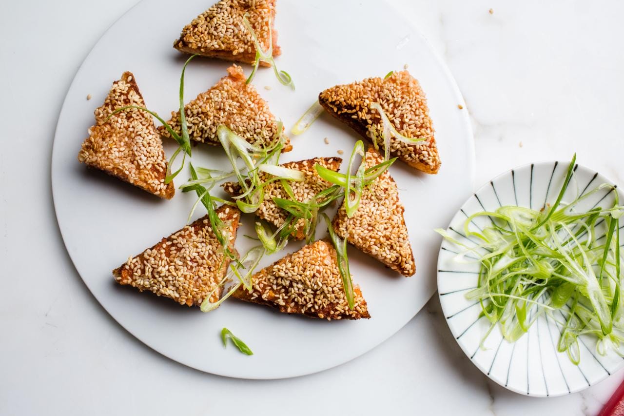 Deep-Fried Shrimp Toasts