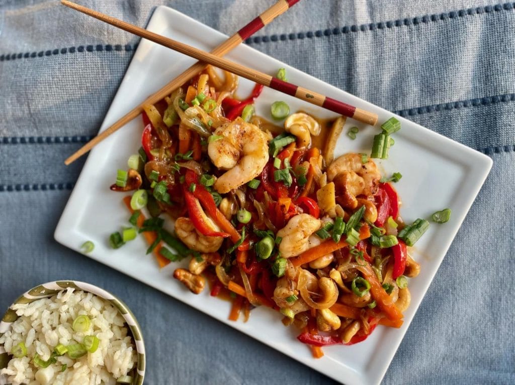 Cashew Shrimp Stir-fry