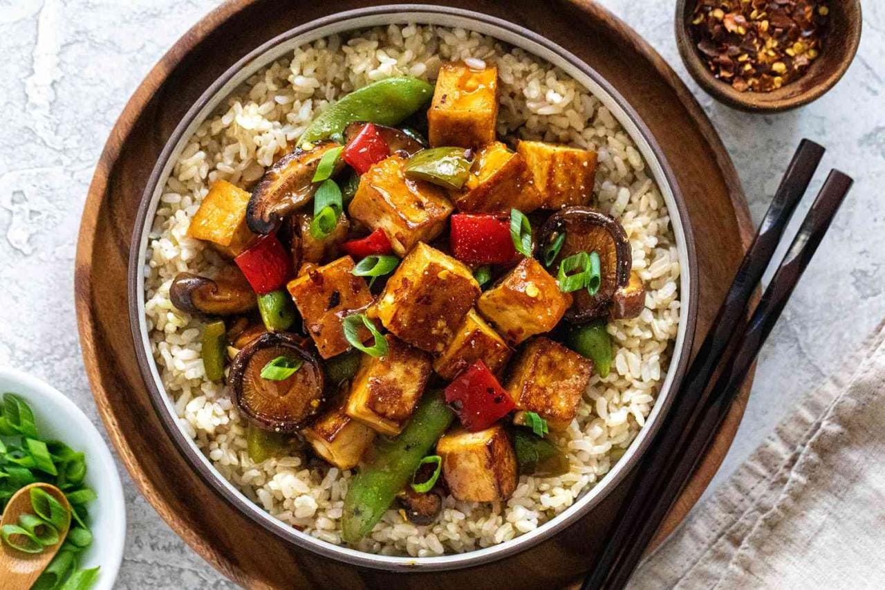 Szechuan Tofu Vegetable Stir-fry