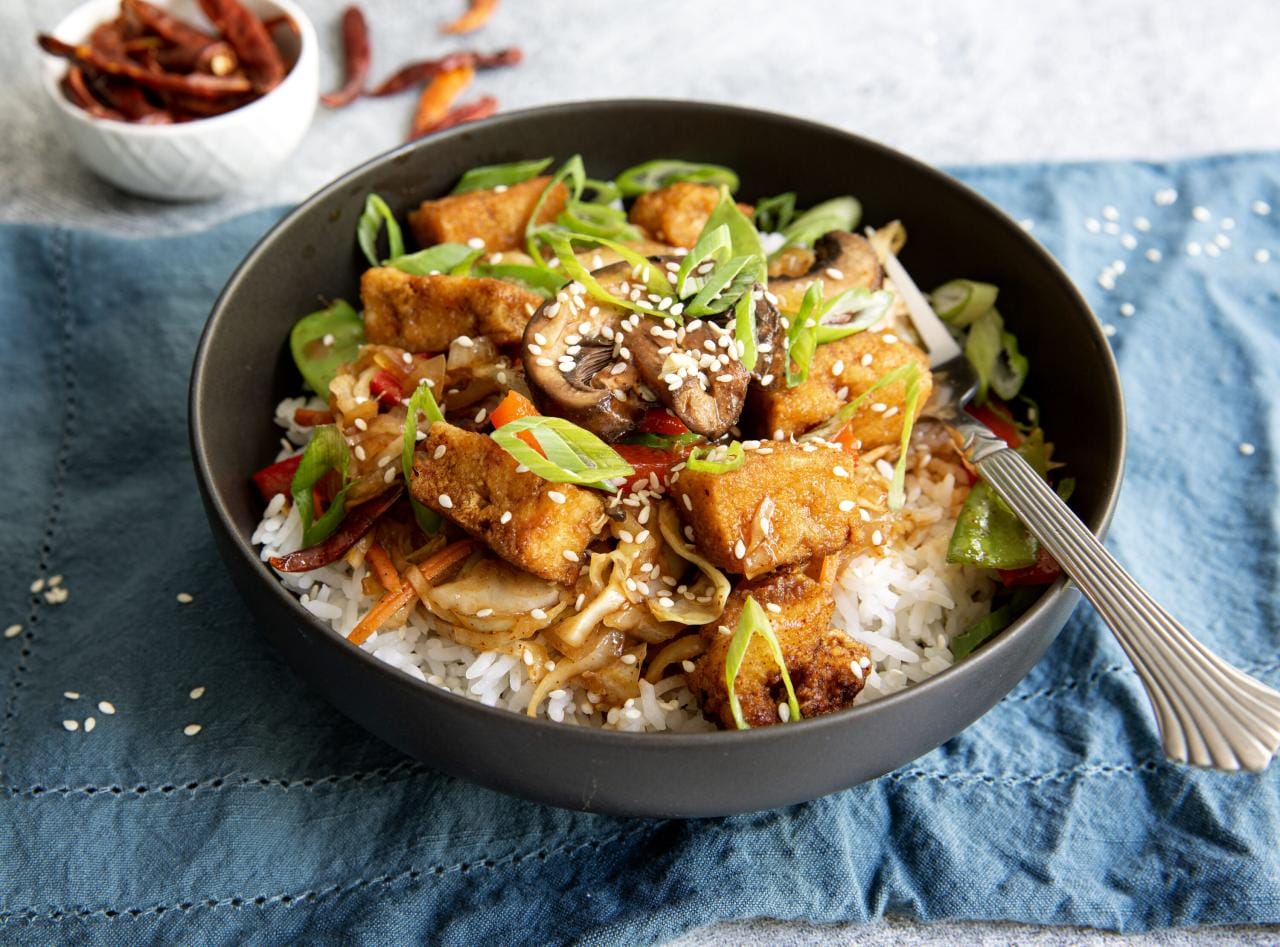 Szechuan Tofu Vegetable Stir-fry