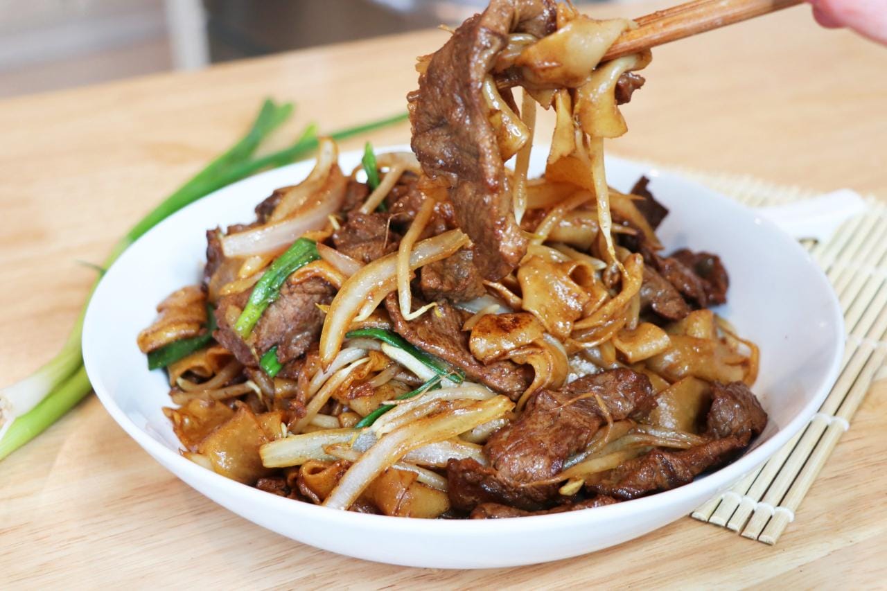 Beef Chow Fun Noodles