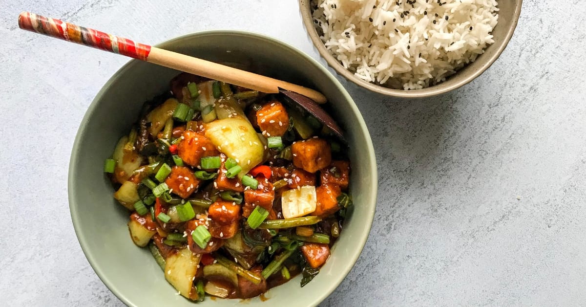 Szechuan Tofu Vegetable Stir-fry