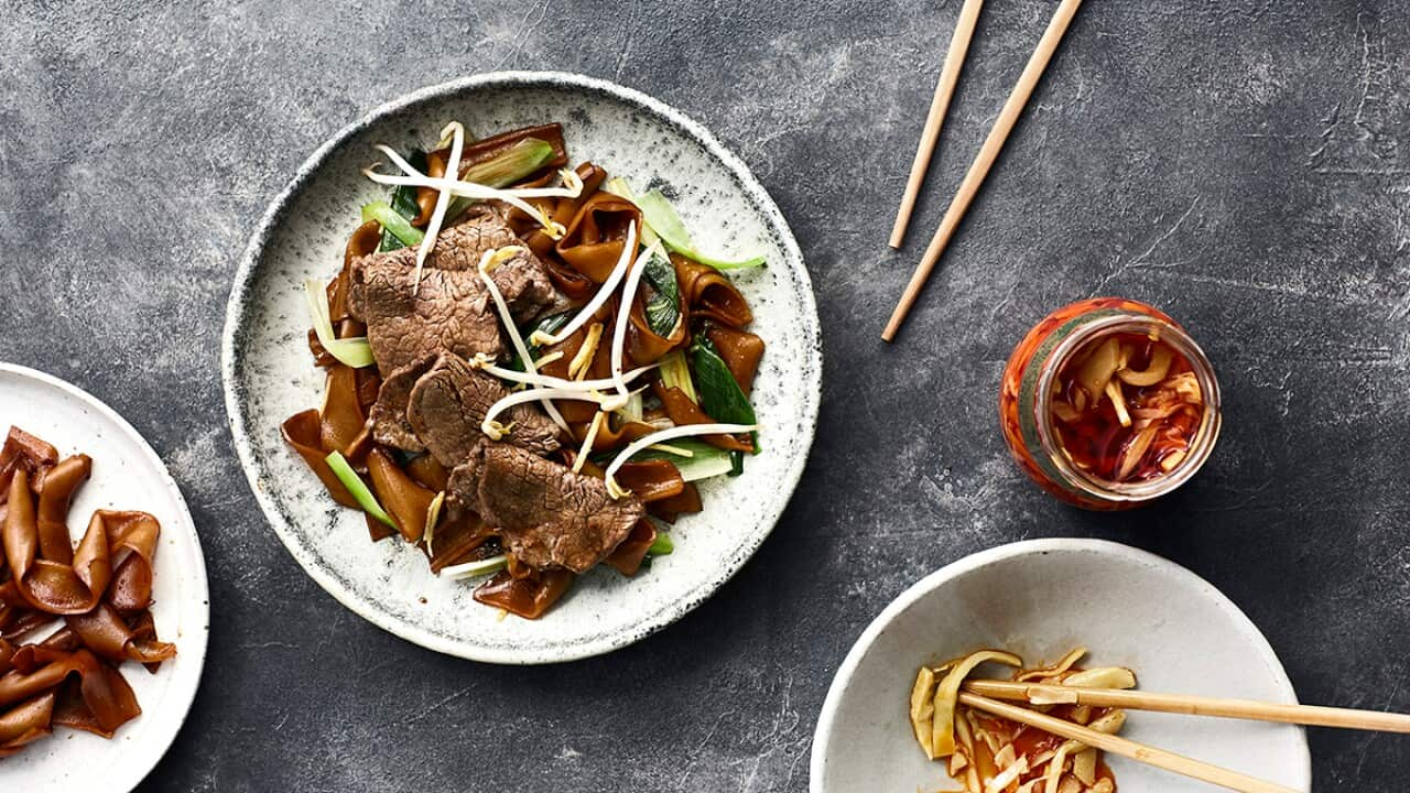 Beef Chow Fun Noodles