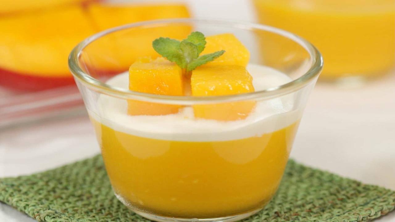 Chinese Mango Pudding