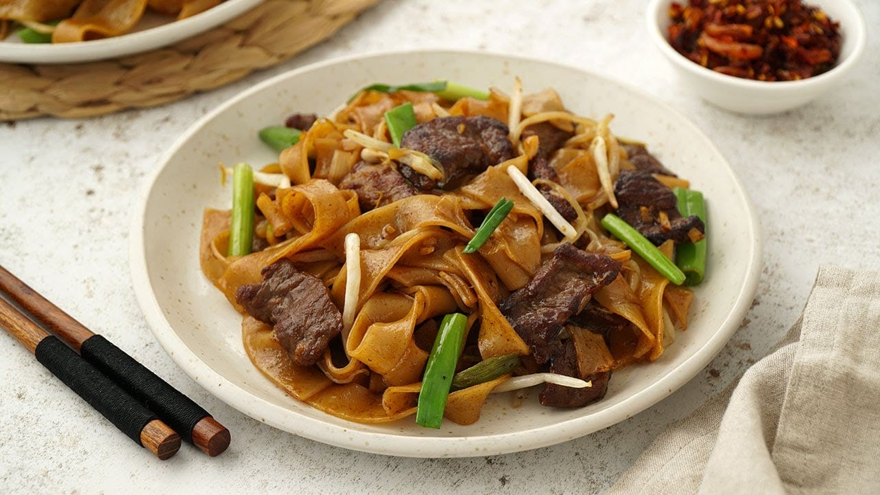 Beef Chow Fun Noodles