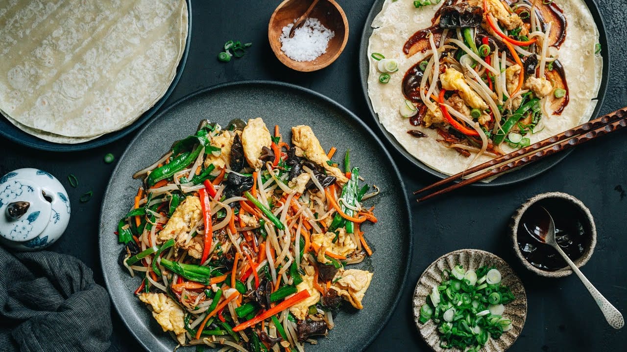 Vegetarian Moo Shu