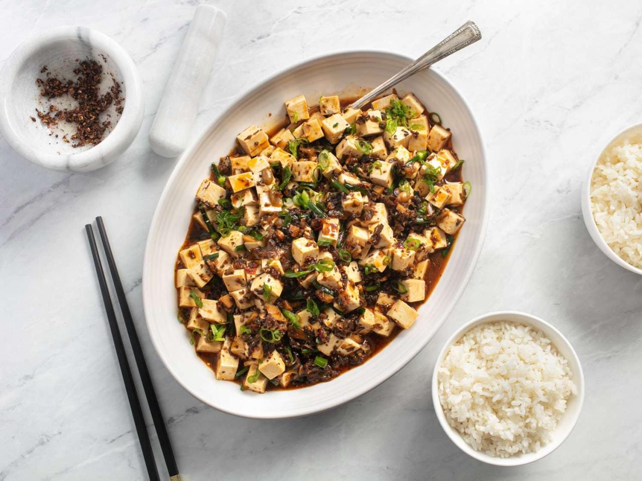 Vegetarian Ma Po Tofu