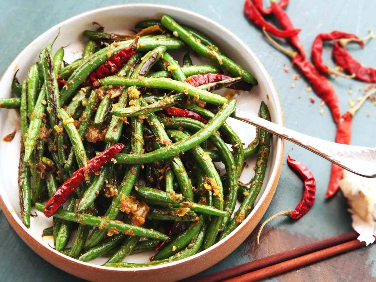 Dry-Sautéed Green Beans