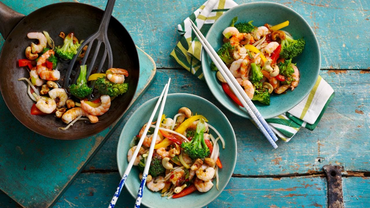 Cashew Shrimp Stir-fry