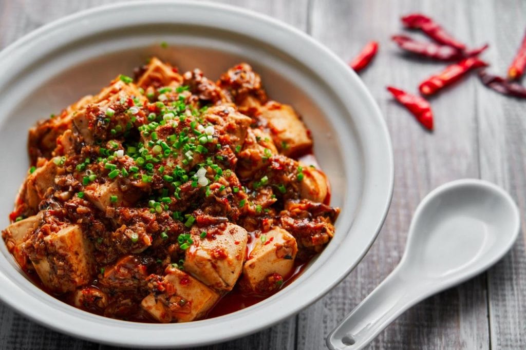 Vegetarian Ma Po Tofu